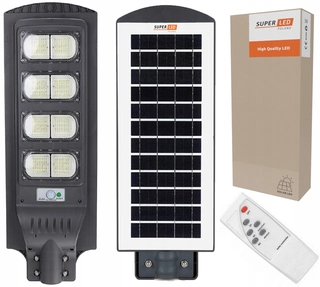 Uličná lampa - Pouličné svietidlo 80 W 8000 lm na solárne napájanie